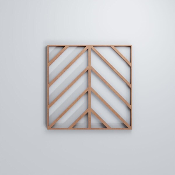 Ekena Millwork Extra Small Genoa Decorative Fretwork Wood Wall Panels, Wood (Paint Grde), 7 3/8"W x 7 3/8"H x 3/8"T - WALW08X08X0375GNAMF