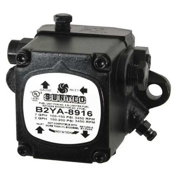 Suntec Oil Burner Pump, 3450 rpm, 7gph, 100-200psi - PF207N2GU