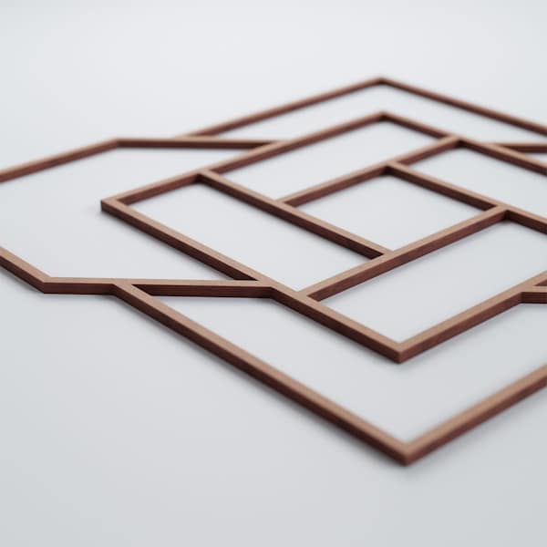 Ekena Millwork Large Loveland Decorative Fretwork Wood Wall Panels, Wood (Paint Grade), 23 3/8"W x 23 3/8"H x 3/8"T - WALW24X24X0375LLDMF