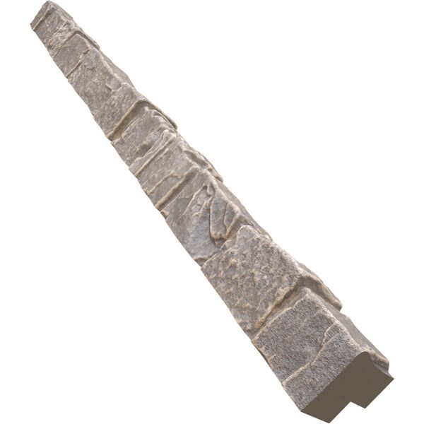 Ekena Millwork Universal Outside Corner for StoneWall Faux Stone Siding Panels - PNUOC03X48CD