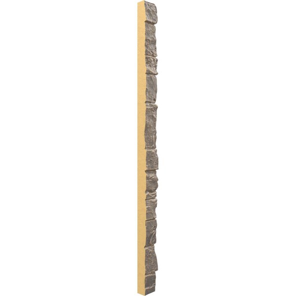 Ekena Millwork Universal Outside Corner for StoneWall Faux Stone Siding Panels - PNUOC03X48CD