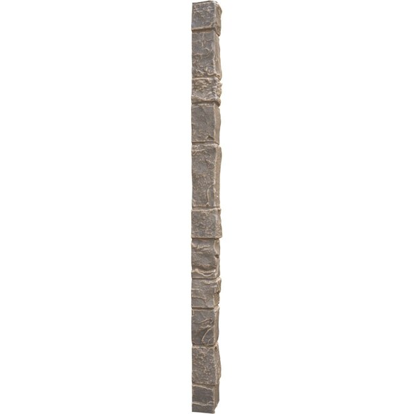 Ekena Millwork Universal Outside Corner for StoneWall Faux Stone Siding Panels - PNUOC03X48CD