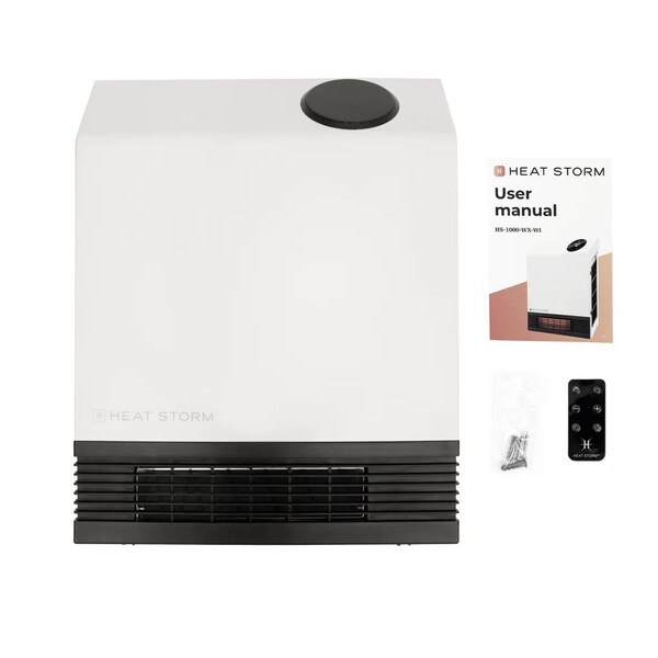 Heatstorm Heat Storm 1000 Watt Infrared Wall Mount Electric Heater - HS-1000-WX