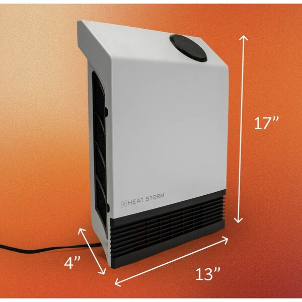 Heatstorm Heat Storm 1000 Watt Infrared Wall Mount Electric Heater - HS-1000-WX