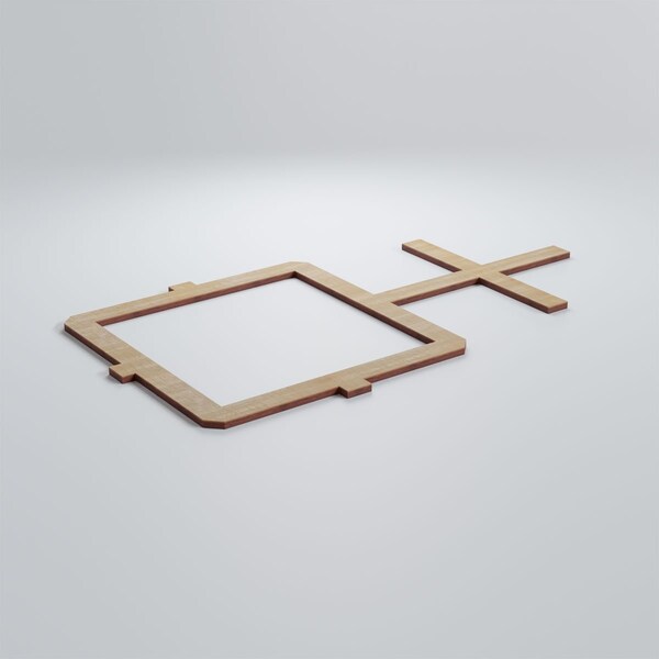 Ekena Millwork Medium Carlisle Decorative Fretwork Wood Wall Panels, Birch, 26 7/8"W x 15 3/8"H x 3/8"T - WALW16X16X0375CARBI