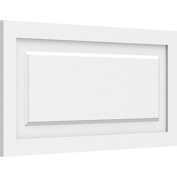 Ekena Millwork Harrison Raised Panel Decorative Wall Panel, 32"W x 16"H x 5/8"P - WALP32X16X062HAR