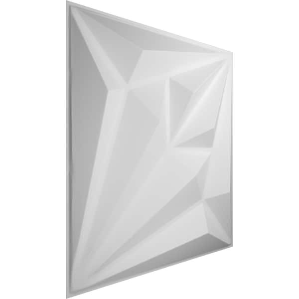 Ekena Millwork 19 5/8in. W x 19 5/8in. H Diamond EnduraWall Decorative 3D Wall Panel, White, 20PK - WP20X20DMWH-CASE-20