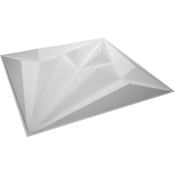 Ekena Millwork 19 5/8in. W x 19 5/8in. H Diamond EnduraWall Decorative 3D Wall Panel, White, 20PK - WP20X20DMWH-CASE-20