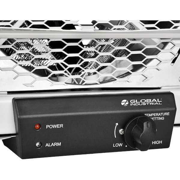Global Industrial Fan Forced Garage Electric Unit Heater, 208/240V, 5,000W, 17-1/2 in H, 18-15/16 in W - 653577