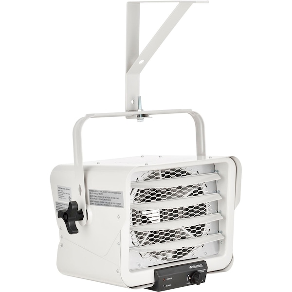 Global Industrial Fan Forced Garage Electric Unit Heater, 208/240V, 5,000W, 17-1/2 in H, 18-15/16 in W - 653577
