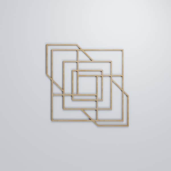 Ekena Millwork Large Norwood Decorative Fretwork Wood Wall Panels, Birch, 23 3/8"W x 23 3/8"H x 3/8"T - WALW24X24X0375NWDBI