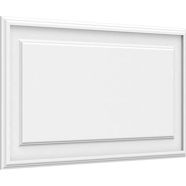 Ekena Millwork Legacy Raised Panel Decorative Wall Panel, 34"W x 18"H x 5/8"P - WALP34X18X062LEG