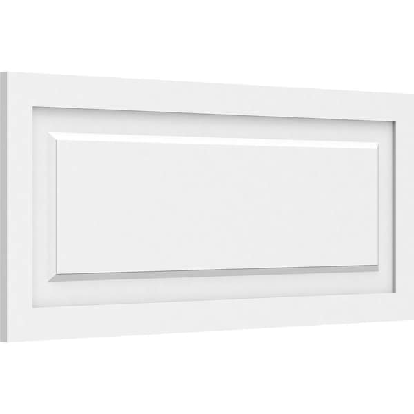 Ekena Millwork Harrison Raised Panel Decorative Wall Panel, 38"W x 16"H x 5/8"P - WALP38X16X062HAR