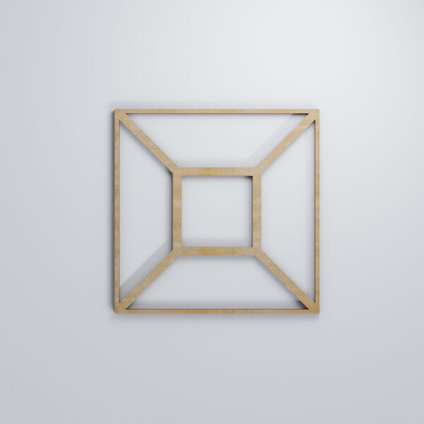 Ekena Millwork Small Marion Decorative Fretwork Wood Wall Panels, Birch, 11 3/8"W x 11 3/8"H x 3/8"T - WALW12X12X0375MARBI