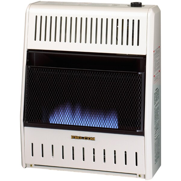 Procom Dual Fuel Ventless Blue Flame Gas Space Heater With Blower And - MNSD200TBA-BB