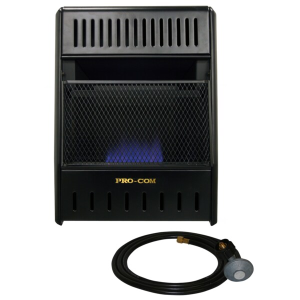 Procom Liquid Propane Ventless Ice House Heater - 10,000 Btu, Manual Co - ML100HBAHR