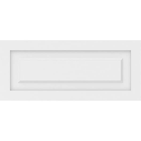 Ekena Millwork Harrison Raised Panel Decorative Wall Panel, 28"W x 12"H x 5/8"P - WALP28X12X062HAR