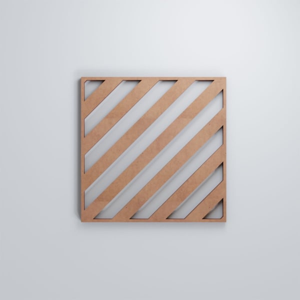 Ekena Millwork Extra Small Rothwell Decorative Fretwork Wood Wall Panels, Wood, 7 3/8"W x 7 3/8"H x 3/8"T - WALW08X08X0375RTWMF