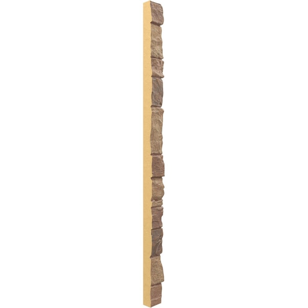 Ekena Millwork Universal Outside Corner for StoneWall Faux Stone Siding Panels - PNUOC03X48FB