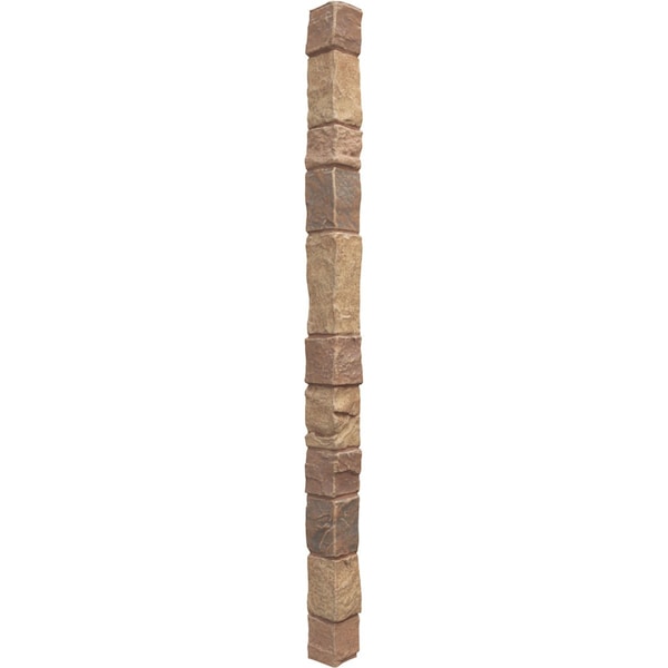 Ekena Millwork Universal Outside Corner for StoneWall Faux Stone Siding Panels - PNUOC03X48FB