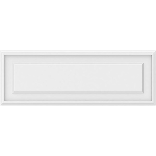 Ekena Millwork Legacy Raised Panel Decorative Wall Panel, 34"W x 12"H x 5/8"P - WALP34X12X062LEG