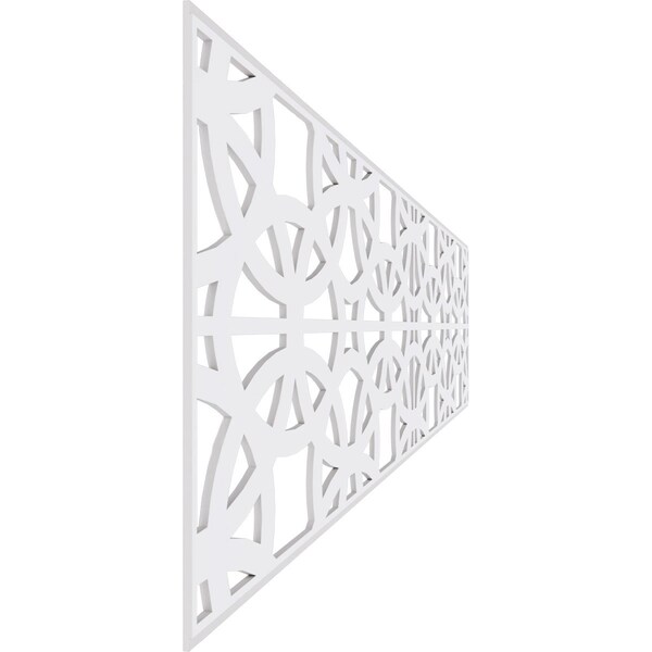Ekena Millwork Set of Four Panels for 94 1/2"W x 24 1/4"H Brownsville Fretwork Wainscot Wall Paneling - WPKP12X01X47BNE