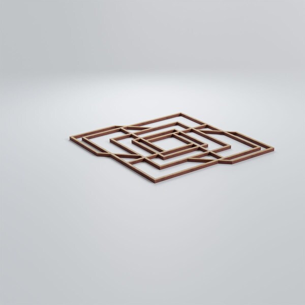 Ekena Millwork Medium Norwood Decorative Fretwork Wood Wall Panels, Birch, 15 3/8"W x 15 3/8"H x 3/8"T - WALW16X16X0375NWDBI