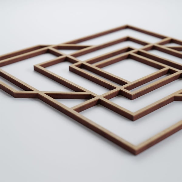 Ekena Millwork Medium Norwood Decorative Fretwork Wood Wall Panels, Birch, 15 3/8"W x 15 3/8"H x 3/8"T - WALW16X16X0375NWDBI