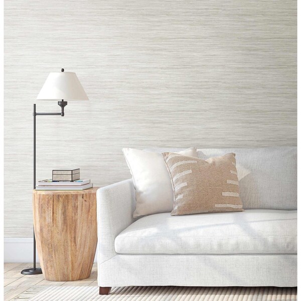 York Wallcoverings Bahiagrass Beige Wallpaper - CV4416