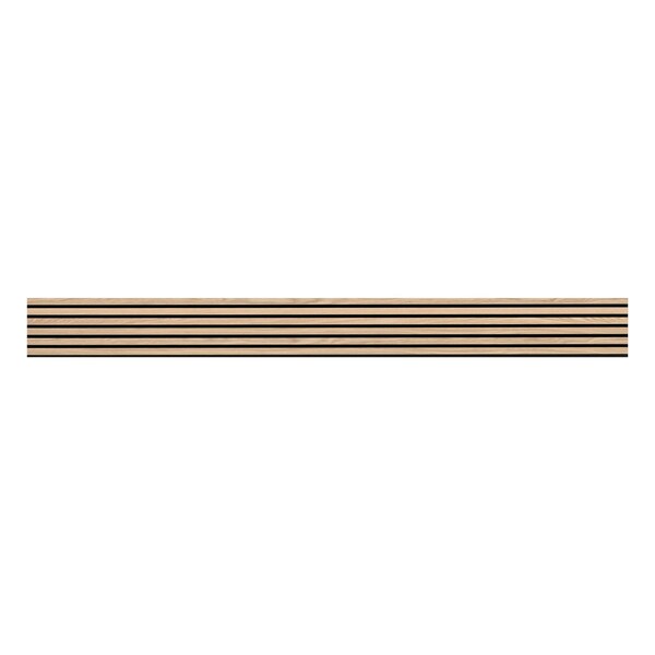 Msi Sample 3D Natural Prefinished Wood Slat Acoustic Fluted Sound Absorbing Wall Paneling Set of 4 - ZOR-MD-0606-SAM