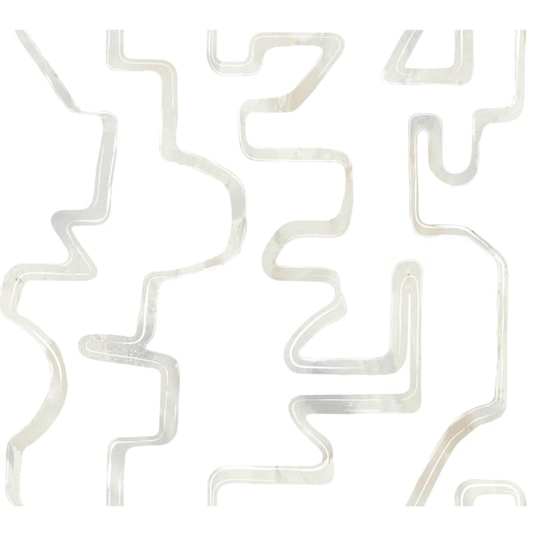 York Wallcoverings Abstract Aura Neutral Wallpaper - AG2053
