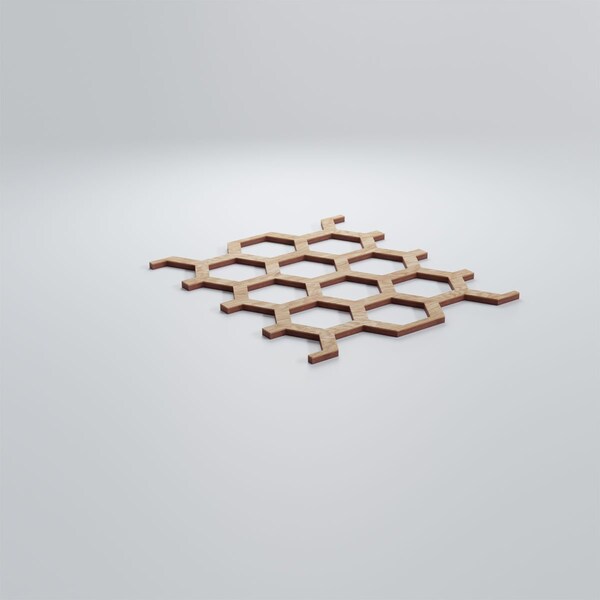 Ekena Millwork Medium Westmore Decorative Fretwork Wood Wall Panels, Red Oak, 10 1/4"W x 15 3/8"H x 3/8"T - WALW16X16X0375WSTRO