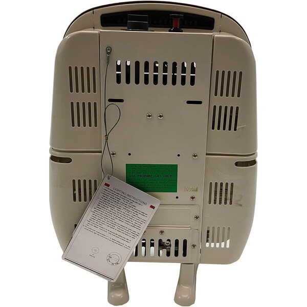 Procom Heating Vent Free Portable Indoor Space Heater 10,000 BTU, Single Fuel 1lb Propane Cylinder - MPL100HPE