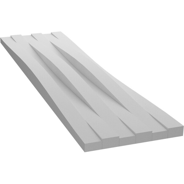 Ekena Millwork 6inW x 24inH x 1inT  EdgeCraft Caspian Style Seamless Wall Tile, 8PK - WPPVC06X24ECA8