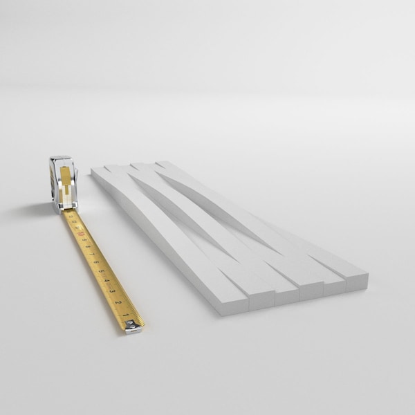 Ekena Millwork 6inW x 24inH x 1inT  EdgeCraft Caspian Style Seamless Wall Tile, 8PK - WPPVC06X24ECA8