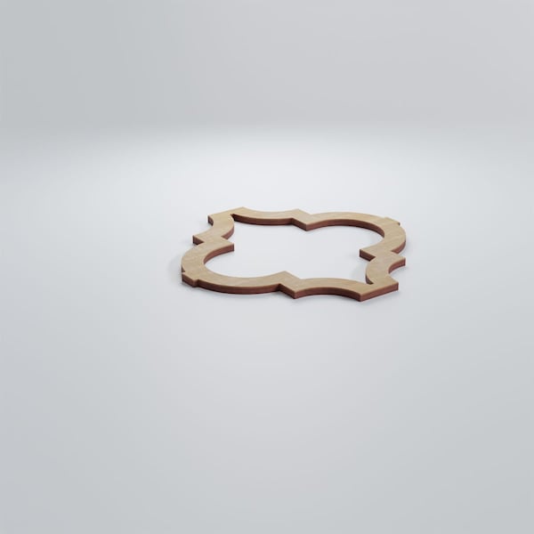 Ekena Millwork Small Marrakesh Decorative Fretwork Wood Wall Panels, Birch, 11 3/8"W x 11 3/8"H x 3/8"T - WALW12X12X0375MRKBI