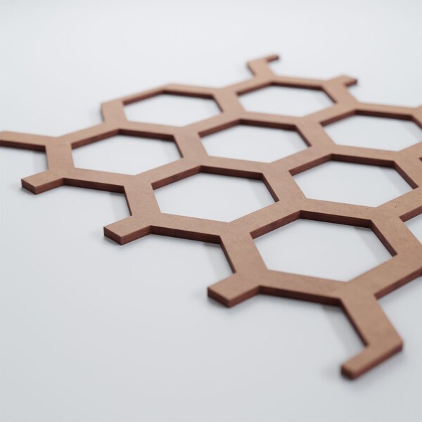 Ekena Millwork Large Westmore Decorative Fretwork Wood Wall Panels, Wood (Paint Grade), 15 1/2"W x 23 3/8"H x 3/8"T - WALW24X24X0375WSTMF