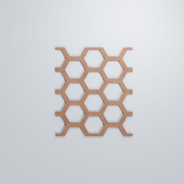 Ekena Millwork Large Westmore Decorative Fretwork Wood Wall Panels, Wood (Paint Grade), 15 1/2"W x 23 3/8"H x 3/8"T - WALW24X24X0375WSTMF