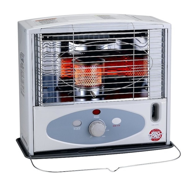 Kero World Kero World KW-11F Radiant Heater, 100,000 Btu, 350 sq-ft Heating Area, Gray - KW-11F
