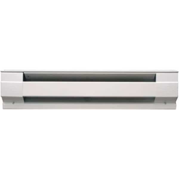 Homecare Products 09952 4 x 36.3 in. 240V 750W White Baseboard Hardwire Electric Zone Heater - HO831890