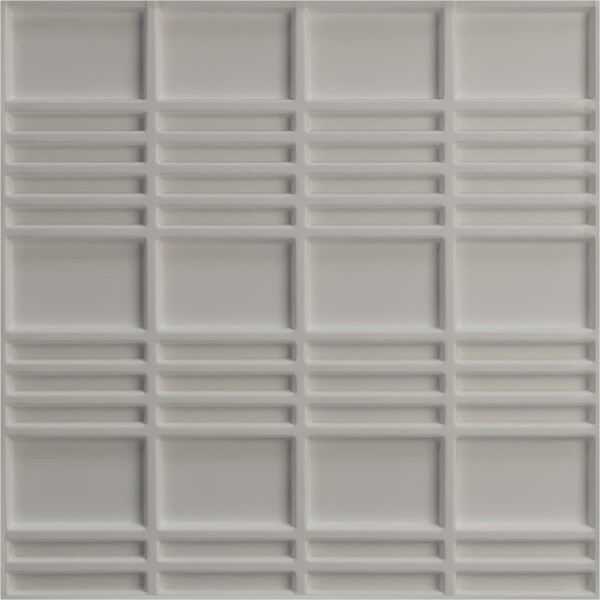 Ekena Millwork 19 5/8in. W x 19 5/8in. H Stacked EnduraWall Decorative 3D Wall Panel, Total 32.04 Sq. Ft., 12PK - WP20X20SDGHC-CASE-12