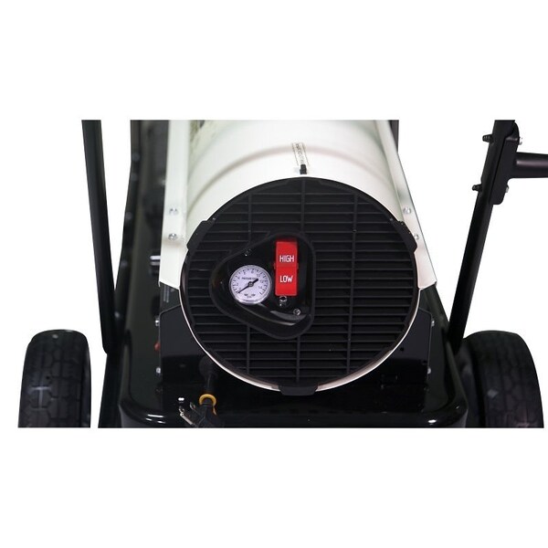 Dura Heat Kero Forced Air Heater, 13 gal Fuel Tank, Kerosene, 180,000/220,000 Btu, White - DFA220CV