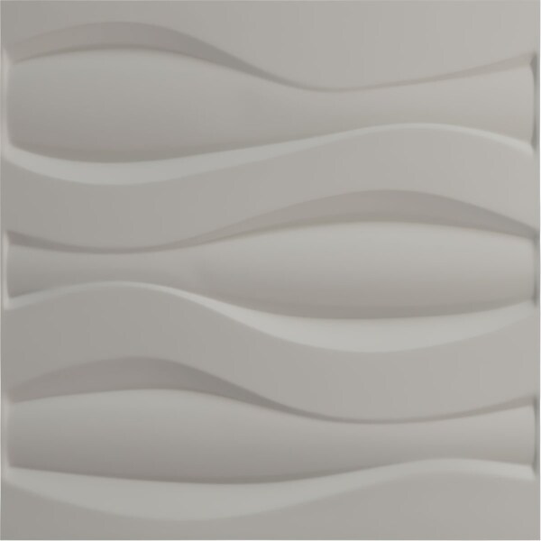 Ekena Millwork 19 5/8in. W x 19 5/8in. H Thompson EnduraWall Decorative 3D Wall Panel, Total 32.04 Sq. Ft., 12PK - WP20X20TMGBW-CASE-12