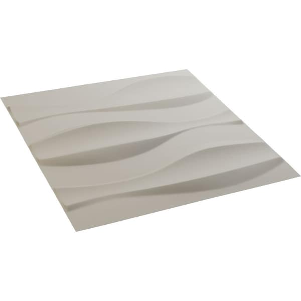 Ekena Millwork 19 5/8in. W x 19 5/8in. H Thompson EnduraWall Decorative 3D Wall Panel, Total 32.04 Sq. Ft., 12PK - WP20X20TMGBW-CASE-12