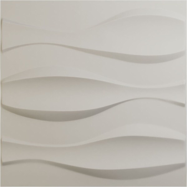 Ekena Millwork 19 5/8in. W x 19 5/8in. H Thompson EnduraWall Decorative 3D Wall Panel, Total 32.04 Sq. Ft., 12PK - WP20X20TMGBW-CASE-12