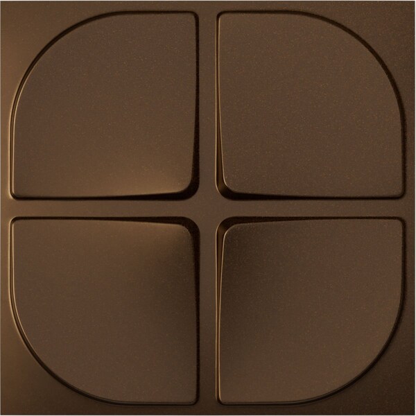 Ekena Millwork 19 5/8in. W x 19 5/8in. H Franklin EnduraWall Decorative 3D Wall Panel Covers 2.67 Sq. Ft. - WP20X20FRCAB