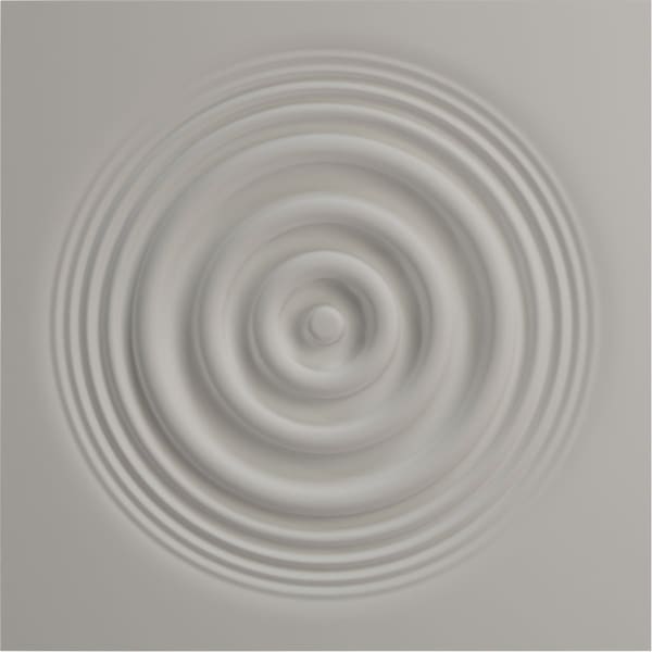 Ekena Millwork 19 5/8in. W x 19 5/8in. H Shallows EnduraWall Decorative 3D Wall Panel, Total 32.04 Sq. Ft., 12PK - WP20X20SHGBW-CASE-12