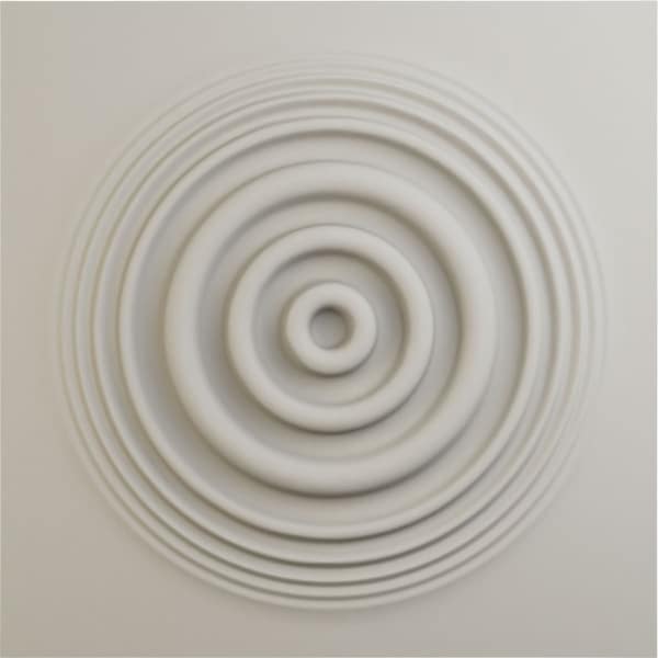 Ekena Millwork 19 5/8in. W x 19 5/8in. H Shallows EnduraWall Decorative 3D Wall Panel, Total 32.04 Sq. Ft., 12PK - WP20X20SHGBW-CASE-12