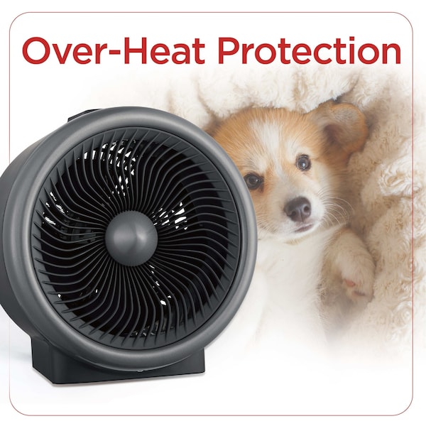 Black & Decker Turbo Electric Heater, Portable Heater with 4 Settings - BHDT118
