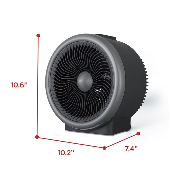 Black & Decker Turbo Electric Heater, Portable Heater with 4 Settings - BHDT118